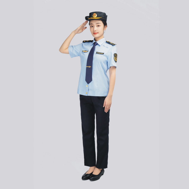 HT031-012综合六部执法女款制式短袖衬衫