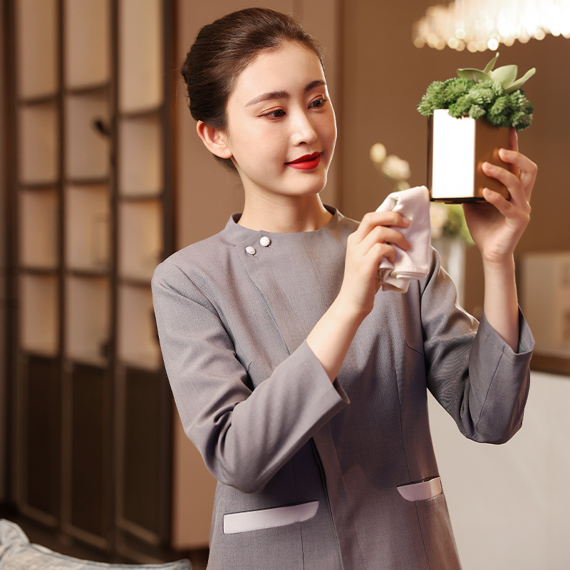 HT032-1304-20女秋冬保洁服
