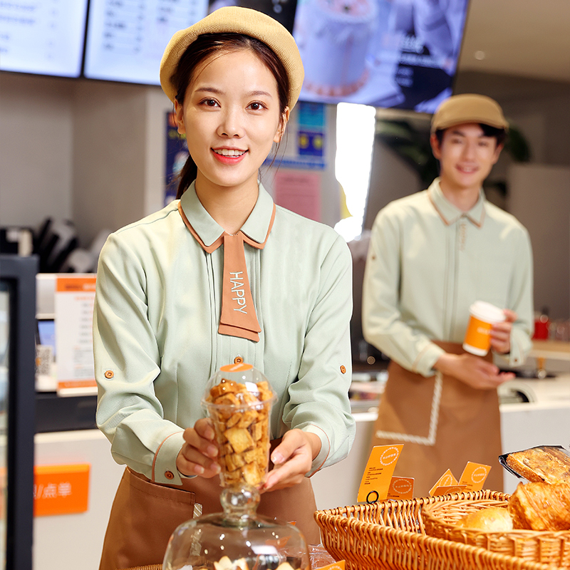 HT032-1030与HT032-1031简餐服务员服装