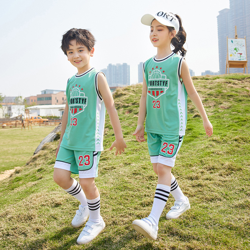 HT054-2222 – Summer Quick-Dry Mesh Short-Sleeve Jersey Three-Piece Set