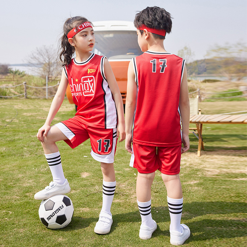 HT054-2223 – Summer Quick-Dry Mesh Short-Sleeve Jersey Three-Piece Set
