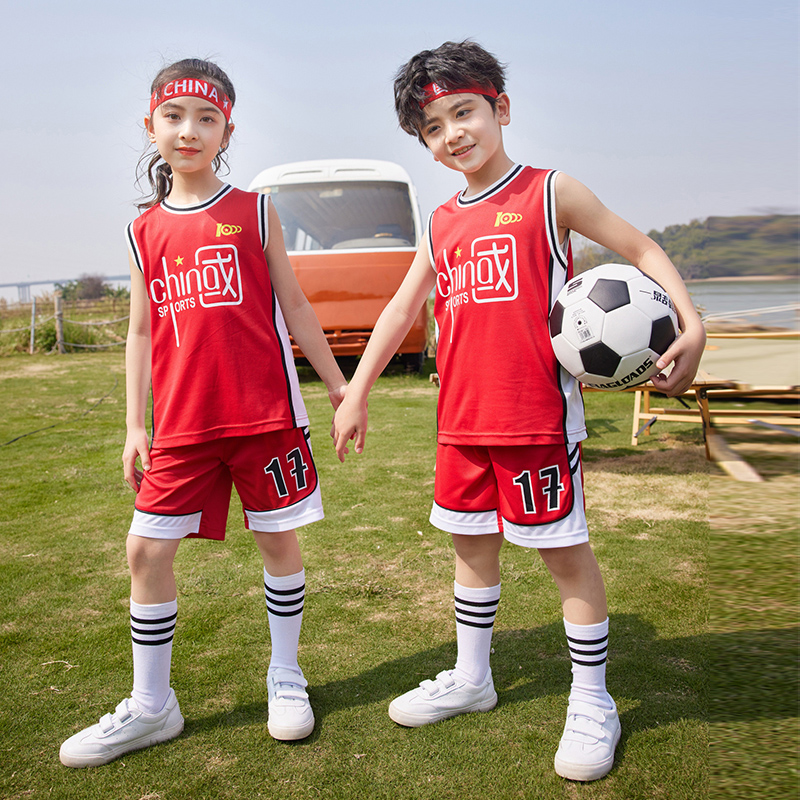 HT054-2223 – Summer Quick-Dry Mesh Short-Sleeve Jersey Three-Piece Set