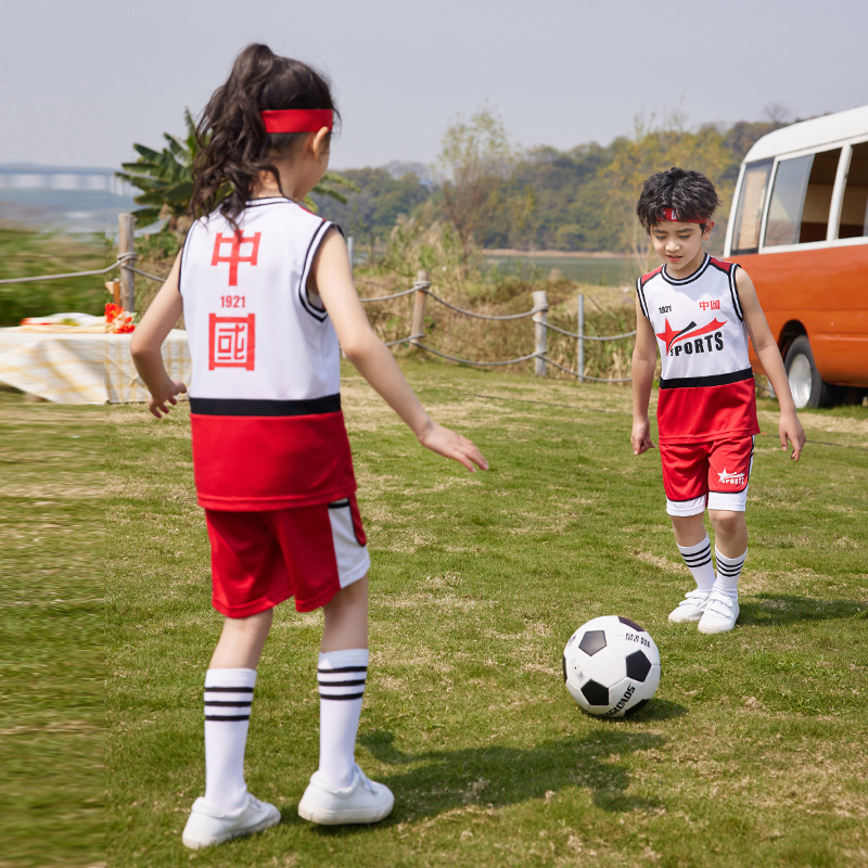 HT054-2225 – Summer Quick-Dry Mesh Short-Sleeve Jersey Three-Piece Set