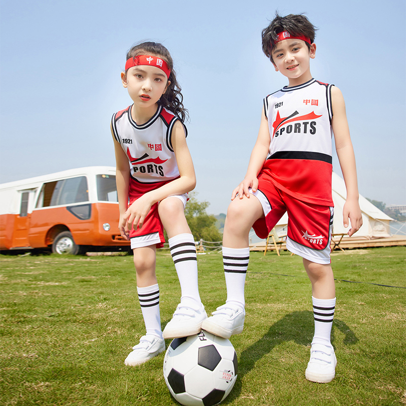 HT054-2225 – Summer Quick-Dry Mesh Short-Sleeve Jersey Three-Piece Set