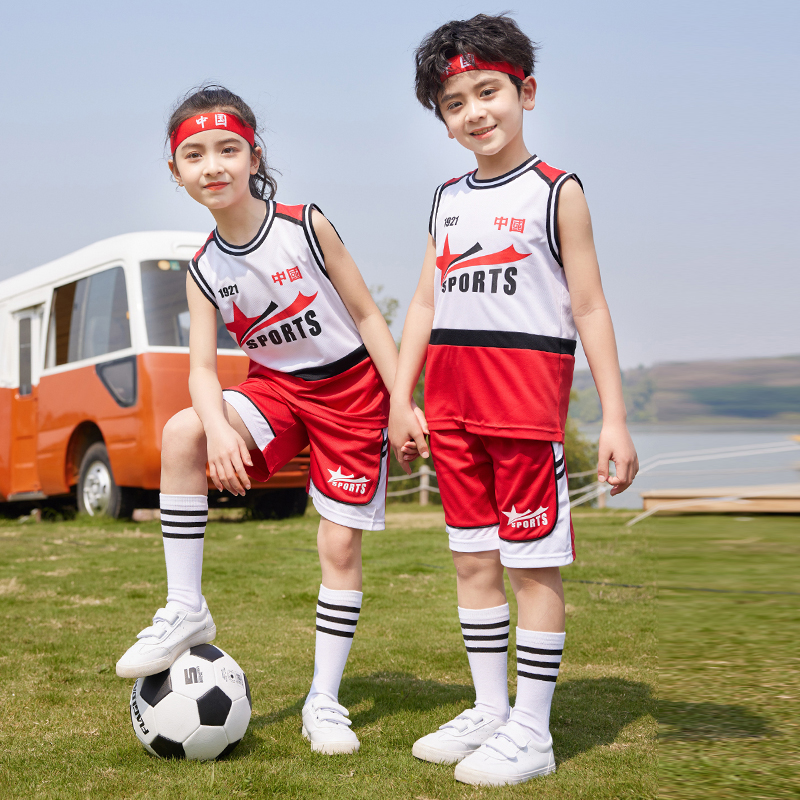 HT054-2225 – Summer Quick-Dry Mesh Short-Sleeve Jersey Three-Piece Set