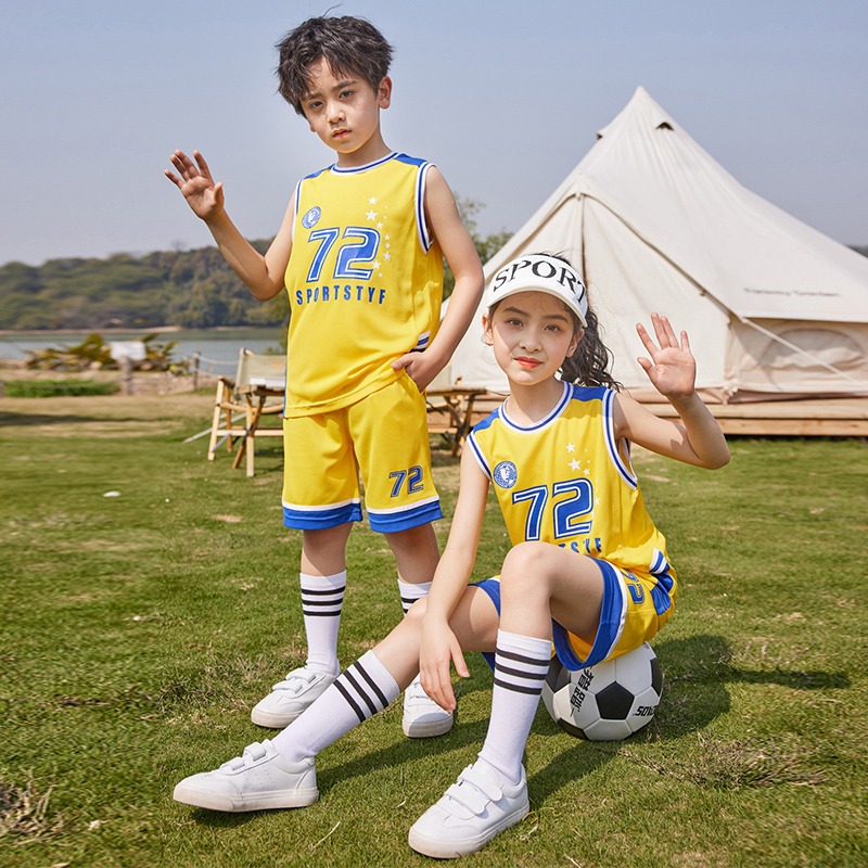 HT054-2226 – Summer Quick-Dry Mesh Short-Sleeve Jersey Three-Piece Set