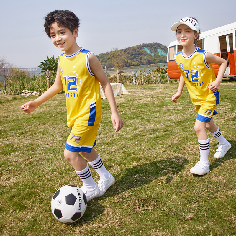 HT054-2226 – Summer Quick-Dry Mesh Short-Sleeve Jersey Three-Piece Set