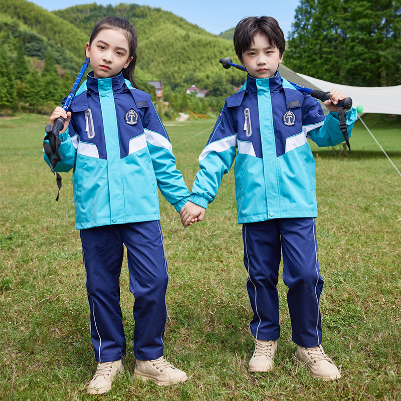 HT054-2273冬季冲锋衣内胆外壳裤子三件套