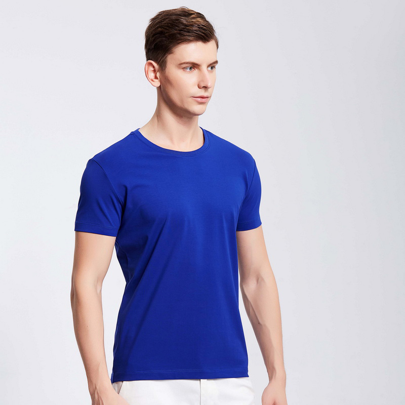 HT042-186 Organic cotton stretch short‑sleeve T‑shirt
