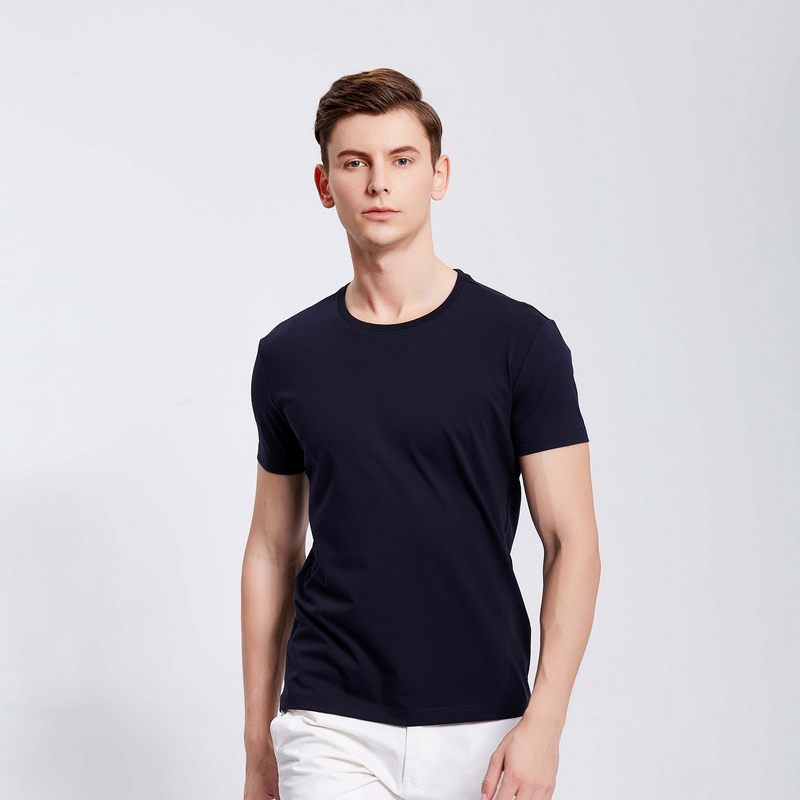 HT042-186 Organic cotton stretch short‑sleeve T‑shirt